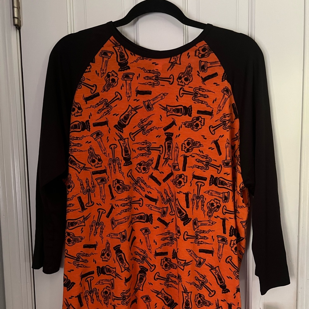 Lularoe Halloween 2 XL, Randy Orange, & Black